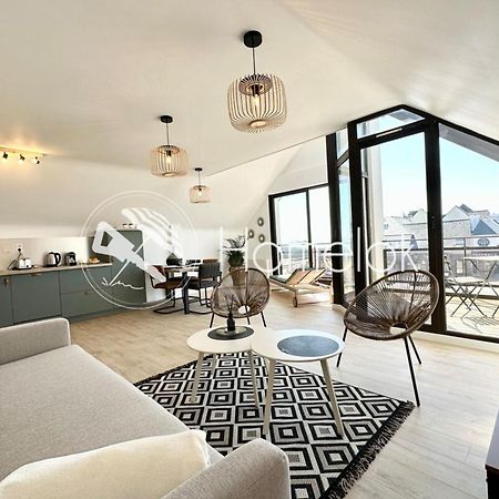 T2 Neuf Top Cocooning Terrasse - Face A La Mer Ploemeur Exteriér fotografie