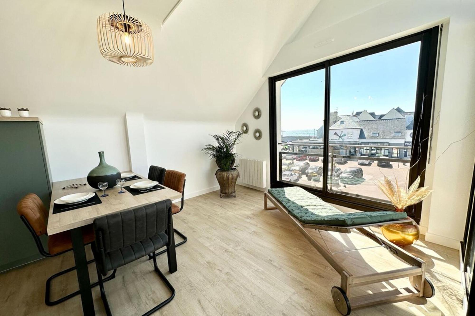 T2 Neuf Top Cocooning Terrasse - Face A La Mer Ploemeur Exteriér fotografie
