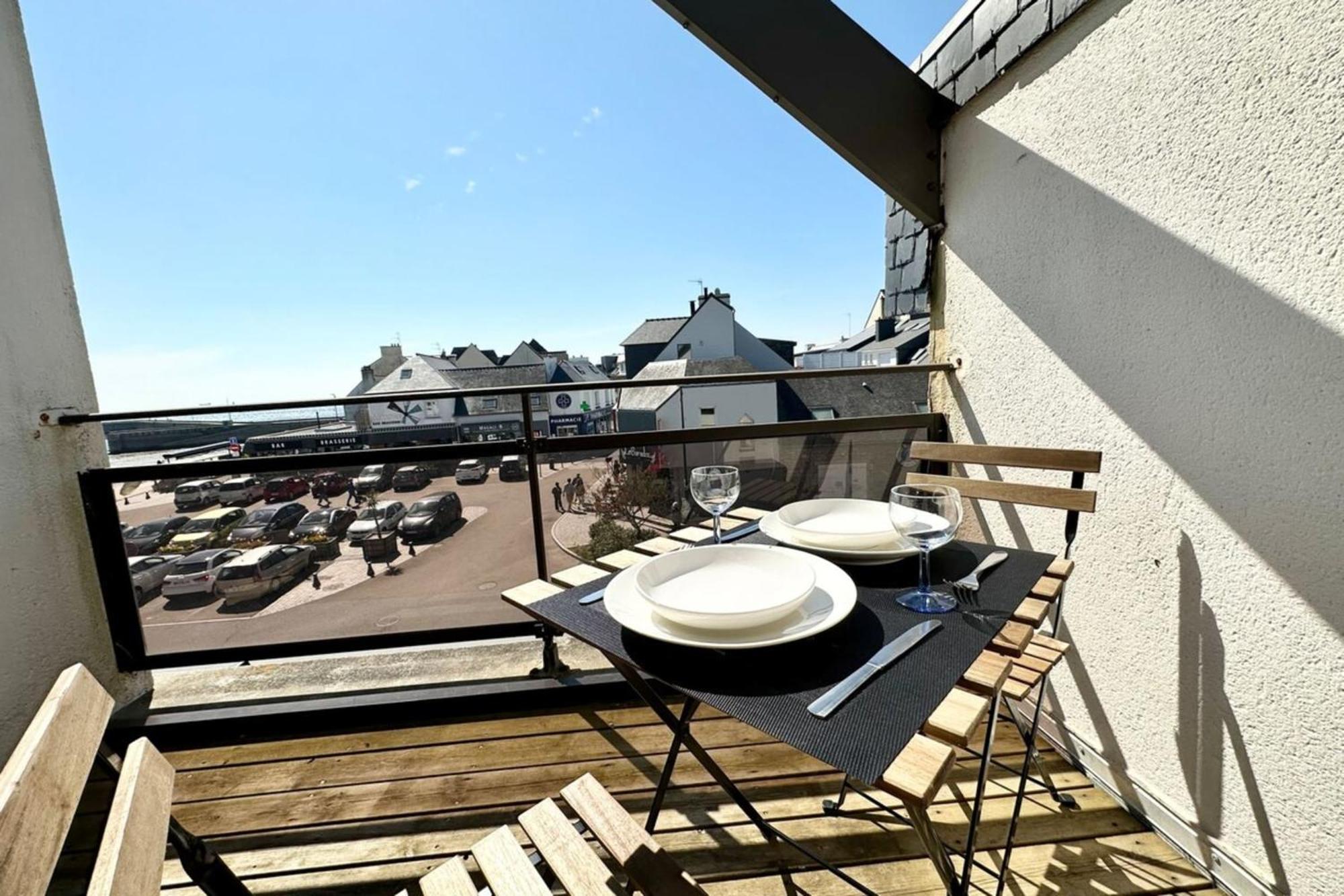 T2 Neuf Top Cocooning Terrasse - Face A La Mer Ploemeur Exteriér fotografie